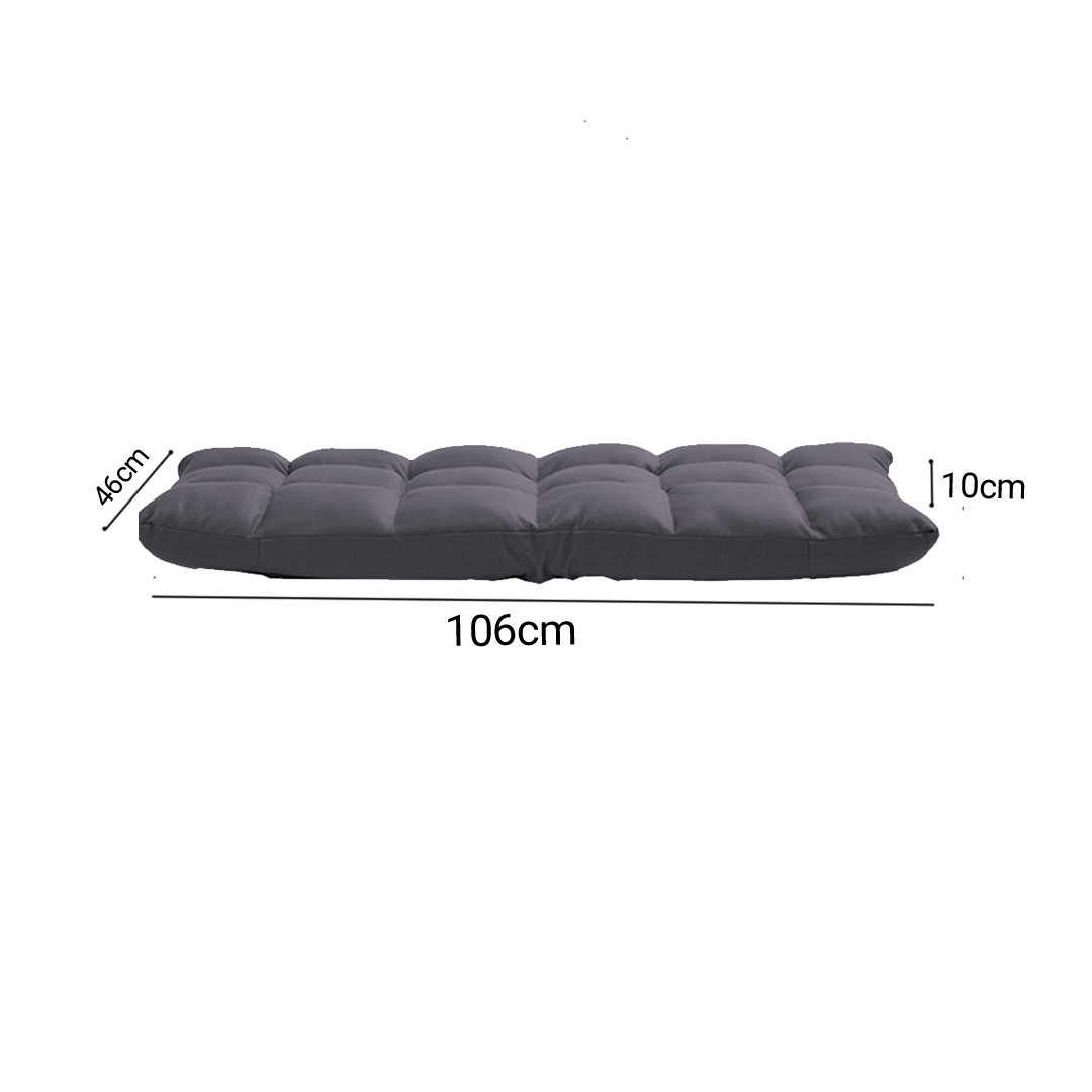 Soga 2X Grey Lounge Floor Recliner Adjustable Gaming Sofa Bed Foldable Indoor Outdoor Backrest Seat Home Office Decor, Furniture, Living Room Furniture, Occasional Chairs, , ,  - Nz Depot 6