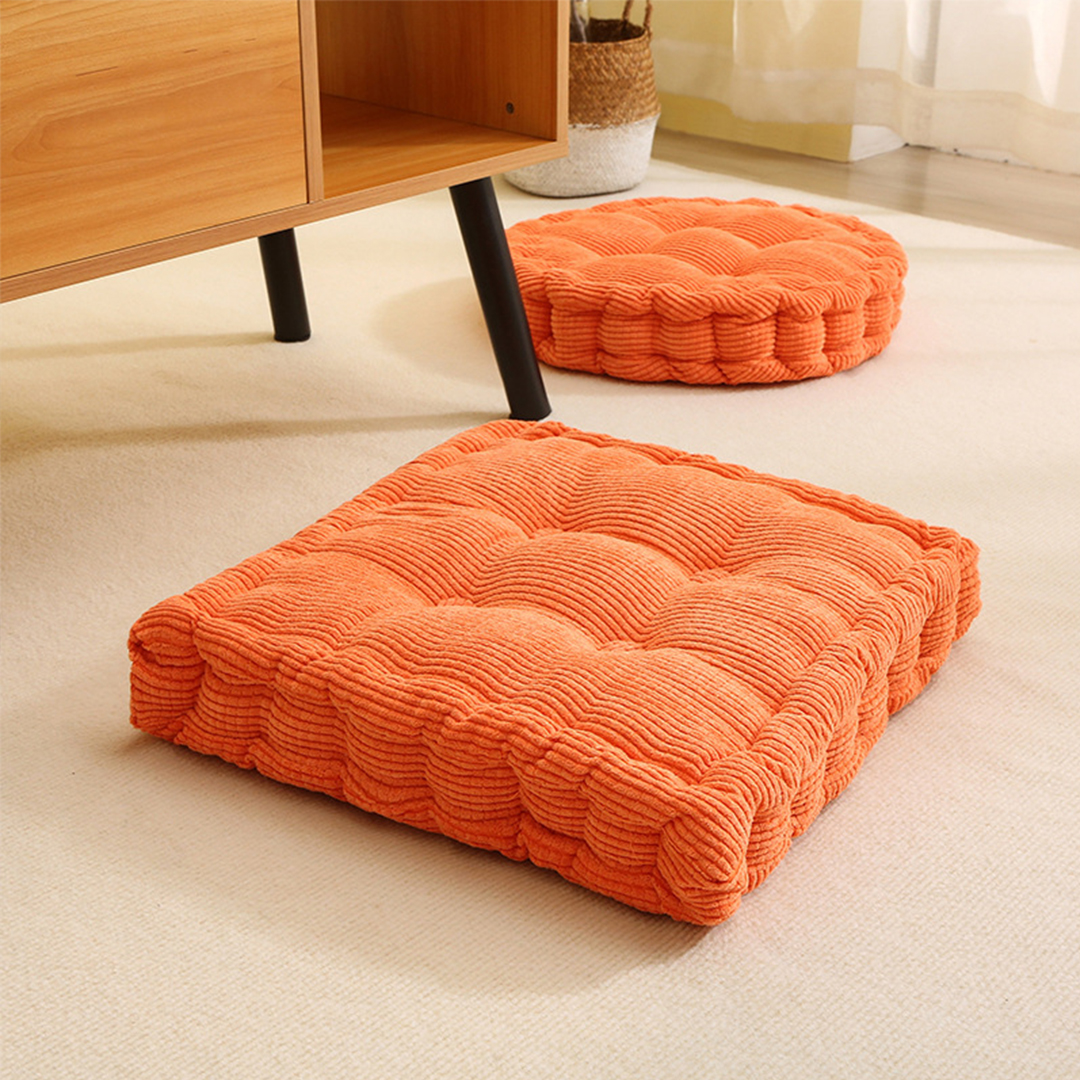 Soga 2X Orange Square Cushion Soft Leaning Plush Backrest Throw Seat Pillow Home Office Decor, Furniture, Living Room Furniture, Occasional Chairs, , ,  - Nz Depot 3