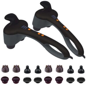 Soga 2X Portable Handheld Massager Soothing Heat Stimulate Blood Flow Foot Shoulder Nz Depot - Nz Depot