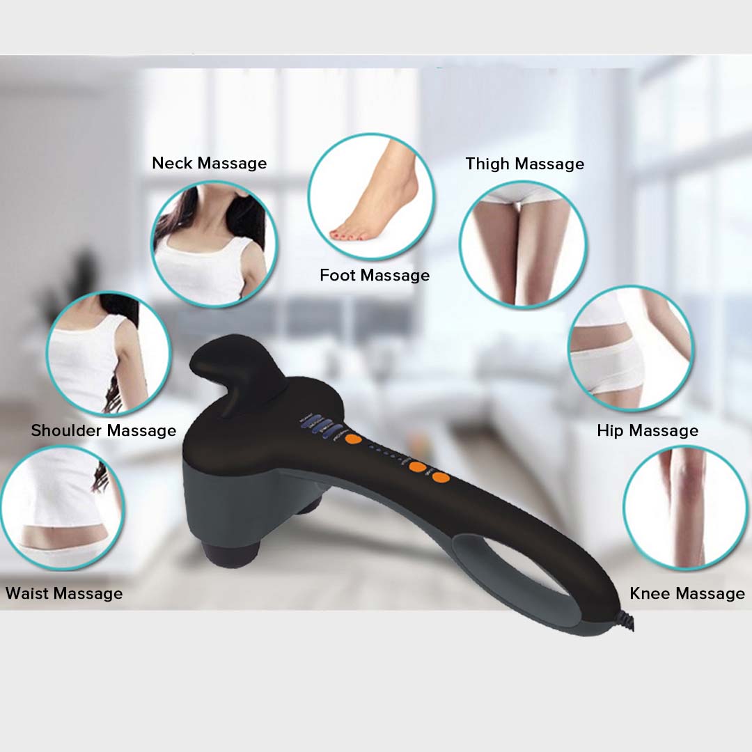 SOGA 2X Portable Handheld Massager Soothing Heat Stimulate Blood Flow Foot Shoulder NZ DEPOT 4 1