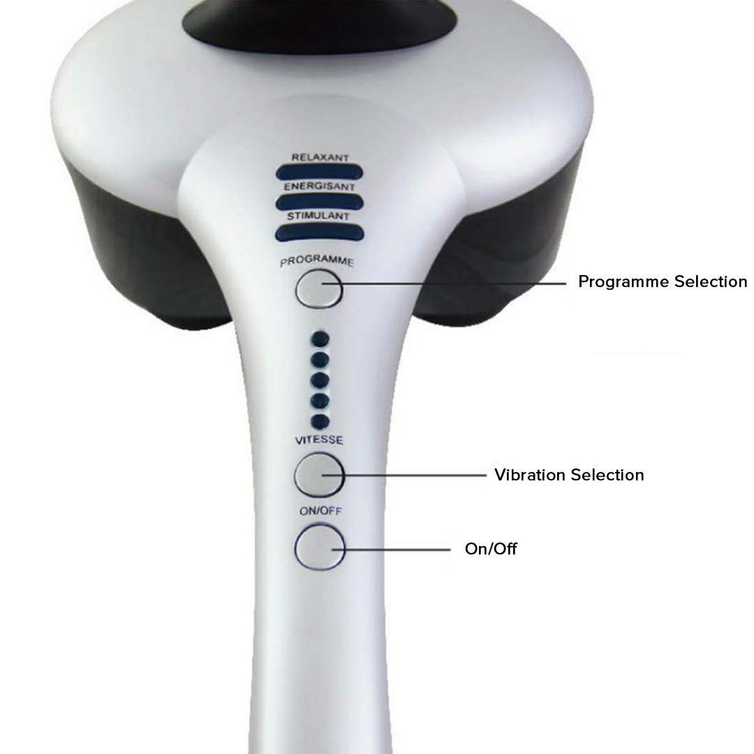 SOGA 2X Portable Handheld Massager Soothing Heat Stimulate Blood Flow Foot Shoulder NZ DEPOT 5 1