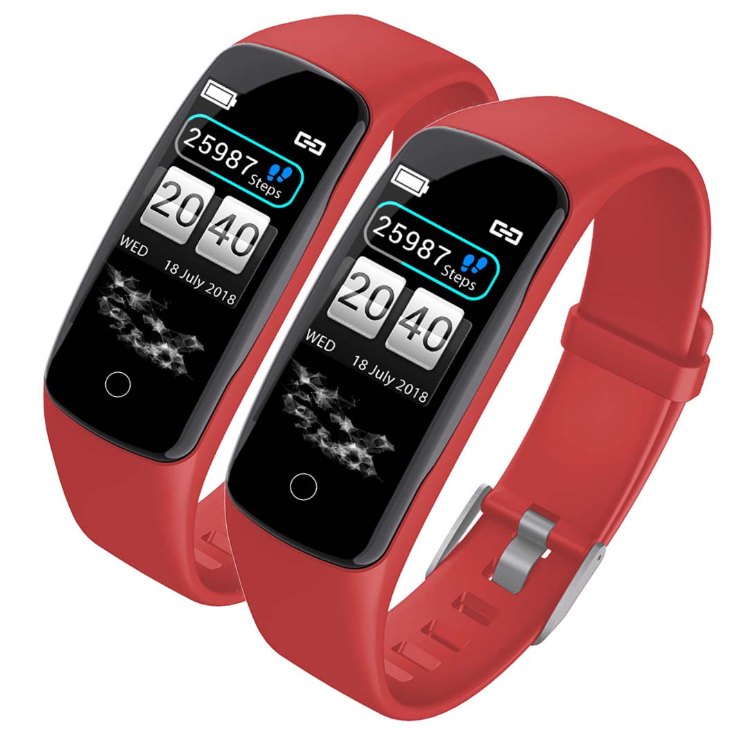 Soga 2X Sport Monitor Wrist Touch Fitness Tracker Smart Watch Red, Electronics &Amp; Appliances, Wearable Technology, Watches, , ,  - Nz Depot 1