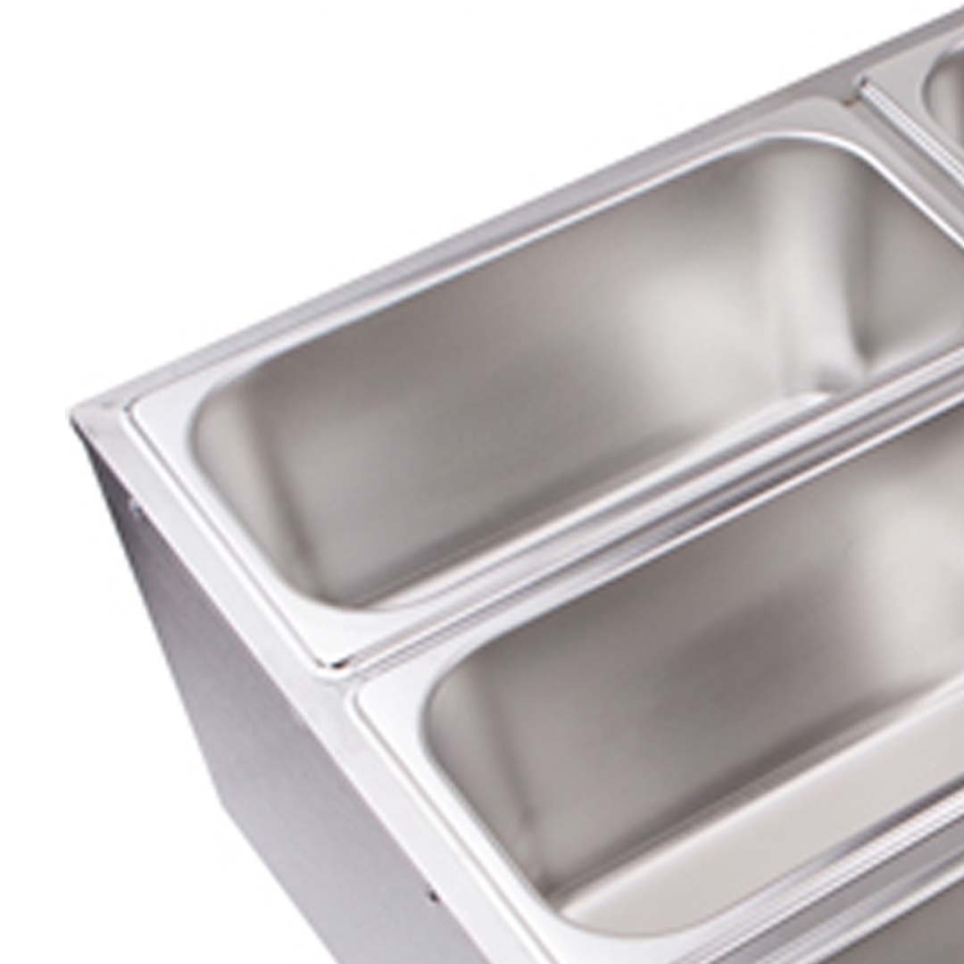 Soga 2X Stainless Steel 6 X 1/3 Gn Pan Electric Bain-Marie Food Warmer With Lid, Business &Amp; Industrial, Food Service, Plate &Amp; Dish Warmers, , ,  - Nz Depot 8