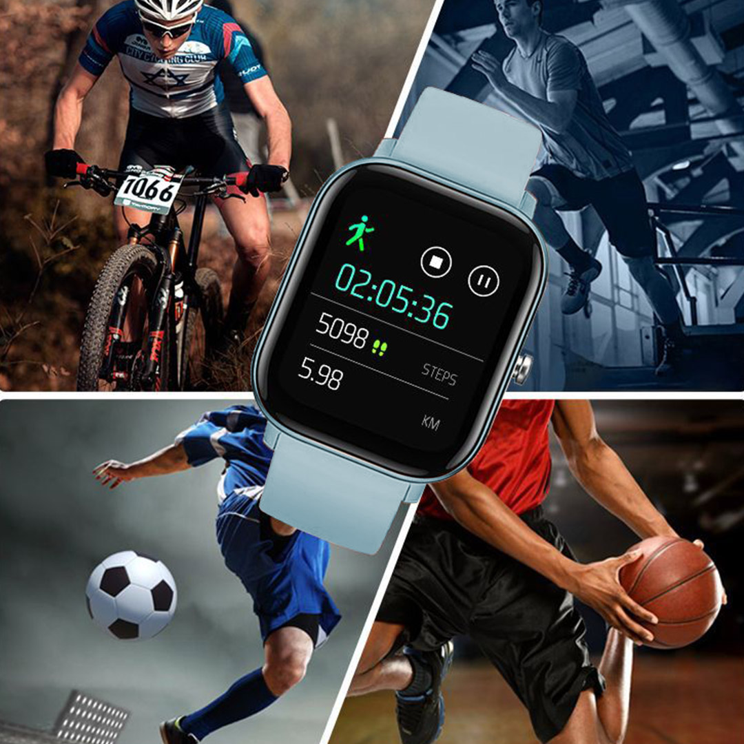 SOGA 2X Waterproof Fitness Smart Wrist Watch Heart Rate Monitor Tracker P8 Blue, Electronics & Appliances, Wearable Technology, Watches, , ,  - NZ DEPOT 6