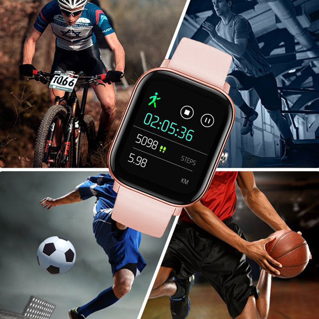 Soga 2X Waterproof Fitness Smart Wrist Watch Heart Rate Monitor Tracker P8 Gold, Electronics &Amp; Appliances, Wearable Technology, Watches, , ,  - Nz Depot 6