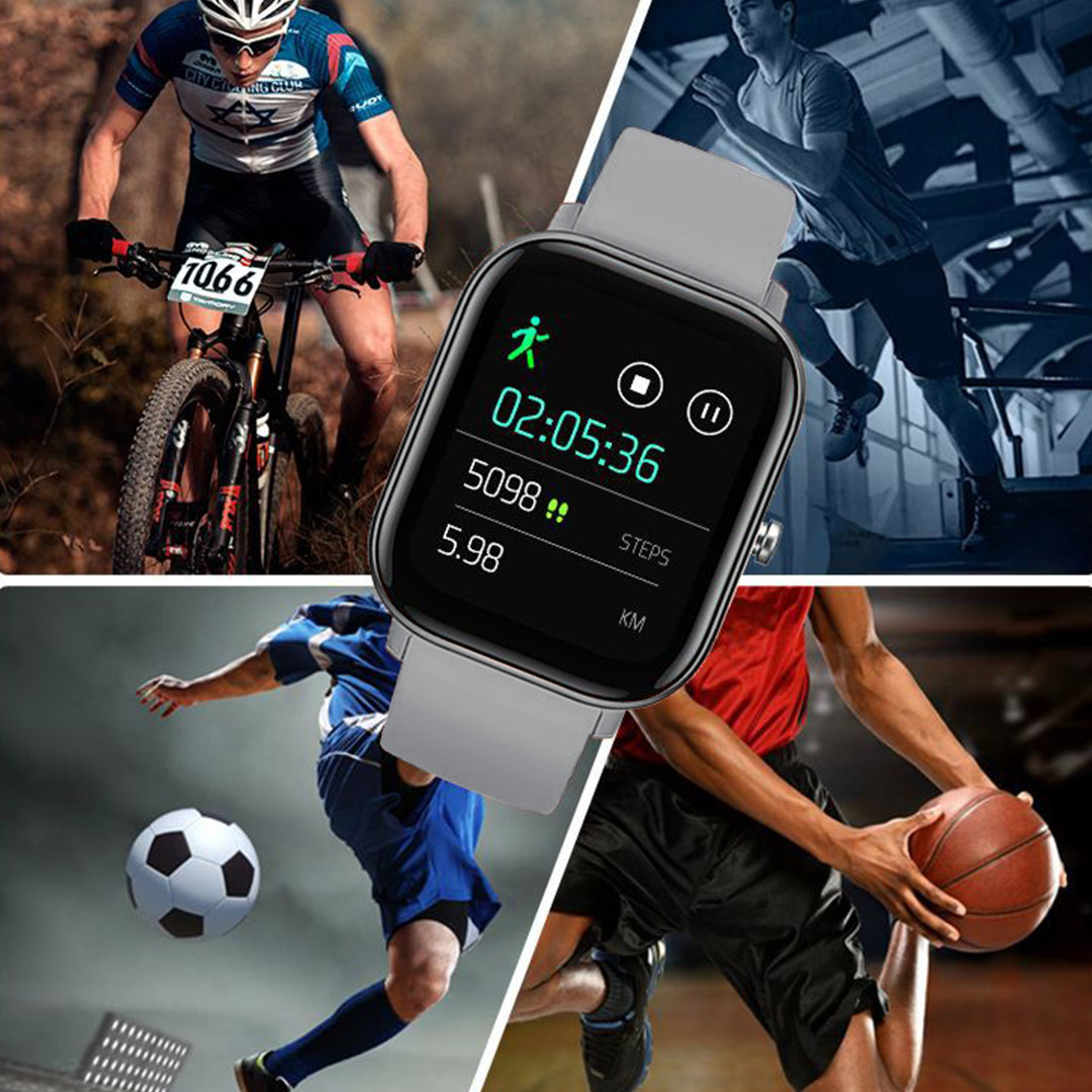 Soga 2X Waterproof Fitness Smart Wrist Watch Heart Rate Monitor Tracker P8 Grey, Electronics &Amp; Appliances, Wearable Technology, Watches, , ,  - Nz Depot 6