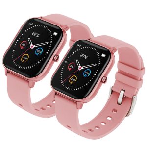 Soga 2X Waterproof Fitness Smart Wrist Watch Heart Rate Monitor Tracker P8 Pink Nz Depot - Nz Depot