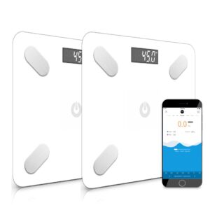 SOGA 2X Wireless Bluetooth Digital Body Fat Scale Bathroom Weighing Scales Health Analyzer Weight White, home & living, bathroom, bathroom accessories, bathroom scales, ,  - NZ DEPOT 1