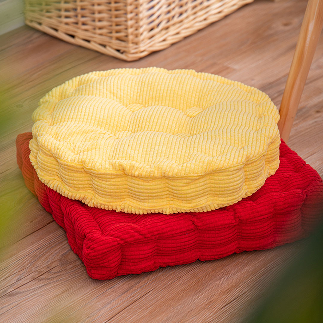 Soga 2X Yellow Round Cushion Soft Leaning Plush Backrest Throw Seat Pillow Home Office Decor, Furniture, Living Room Furniture, Occasional Chairs, , ,  - Nz Depot 5