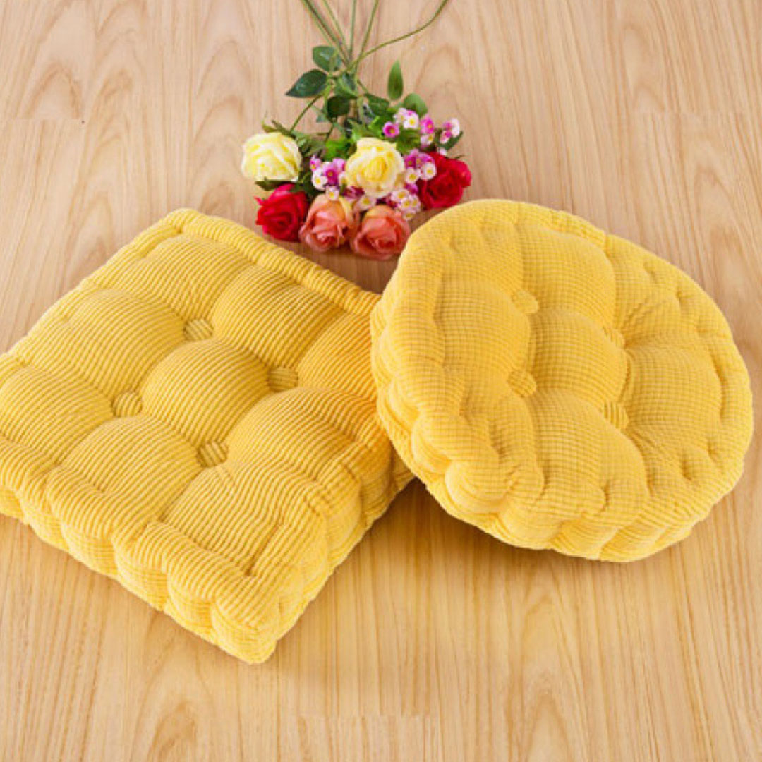 Soga 2X Yellow Square Cushion Soft Leaning Plush Backrest Throw Seat Pillow Home Office Decor, Furniture, Living Room Furniture, Occasional Chairs, , ,  - Nz Depot 3