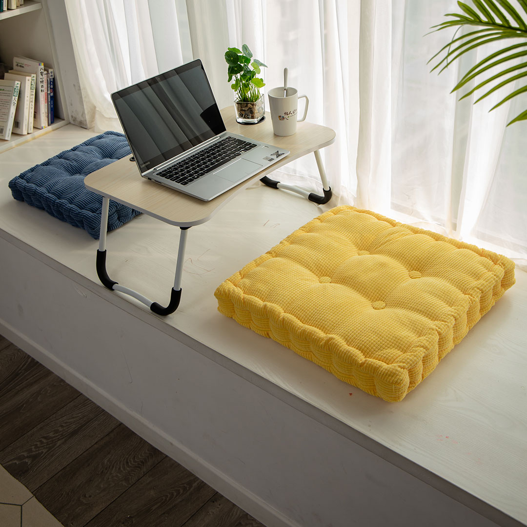 Soga 2X Yellow Square Cushion Soft Leaning Plush Backrest Throw Seat Pillow Home Office Decor, Furniture, Living Room Furniture, Occasional Chairs, , ,  - Nz Depot 4