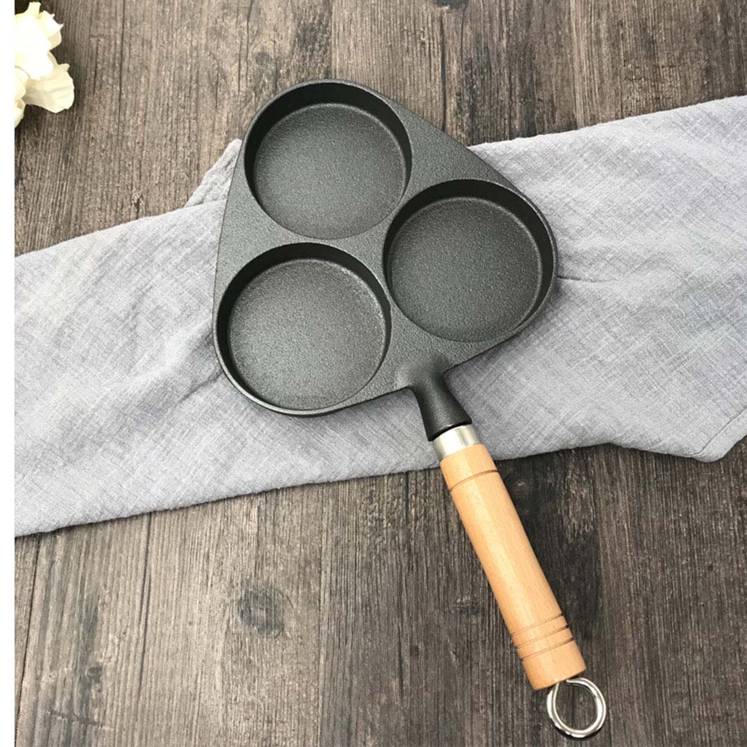 Soga 3 Mold Cast Iron Breakfast Fried Egg Pancake Omelette Fry Pan, Home &Amp; Living, Kitchen &Amp; Dining, Cookware, Frying Pans, ,  - Nz Depot 9