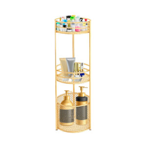 SOGA 3 Tier Bathroom Freestanding Storage Shelf Multifunctional Display Rack Organiser with Basket, Home, Bathroom, Bathroom Accessories, Bathroom Storage, ,  - NZ DEPOT 1