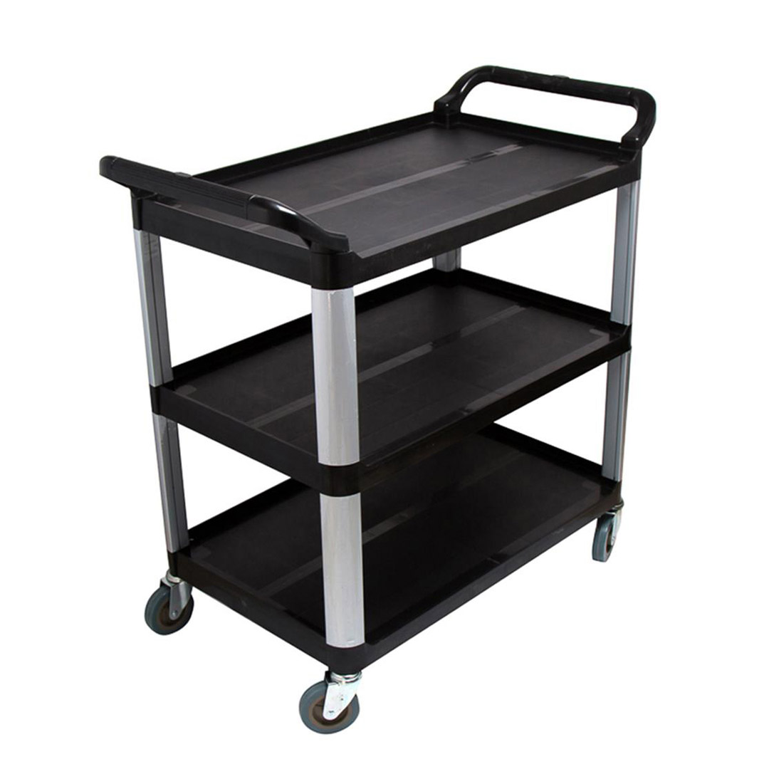 Soga 3 Tier Food 83.5X43X95Cm Trolley Food Waste Cart Storage Mechanic Kitchen Black Small, Business &Amp; Industrial, Food Service, Food Service Carts, , ,  - Nz Depot 1