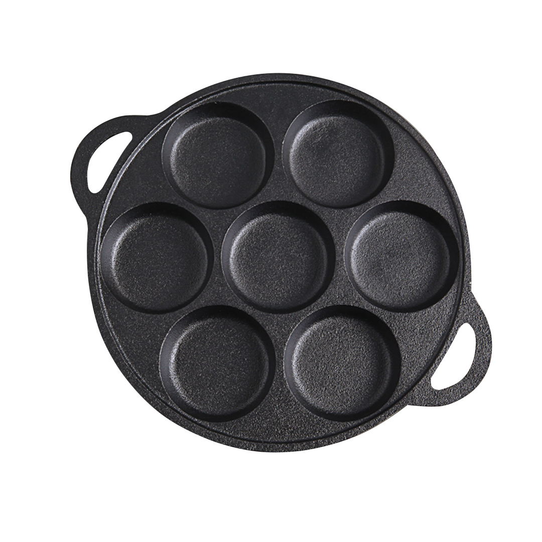 Soga 31.5Cm Cast Iron Takoyaki Fry Pan Octopus Balls Maker 7 Hole Cavities Grill Mold, Home &Amp; Living, Kitchen &Amp; Dining, Cookware, Frying Pans, ,  - Nz Depot 1