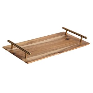 SOGA 36cm Brown Rectangle Wooden Acacia Food Serving Tray Charcuterie Board Centerpiece Home Decor, Kitchenware, Table Top, Servingware, Servingware Platter, ,  - NZ DEPOT 1