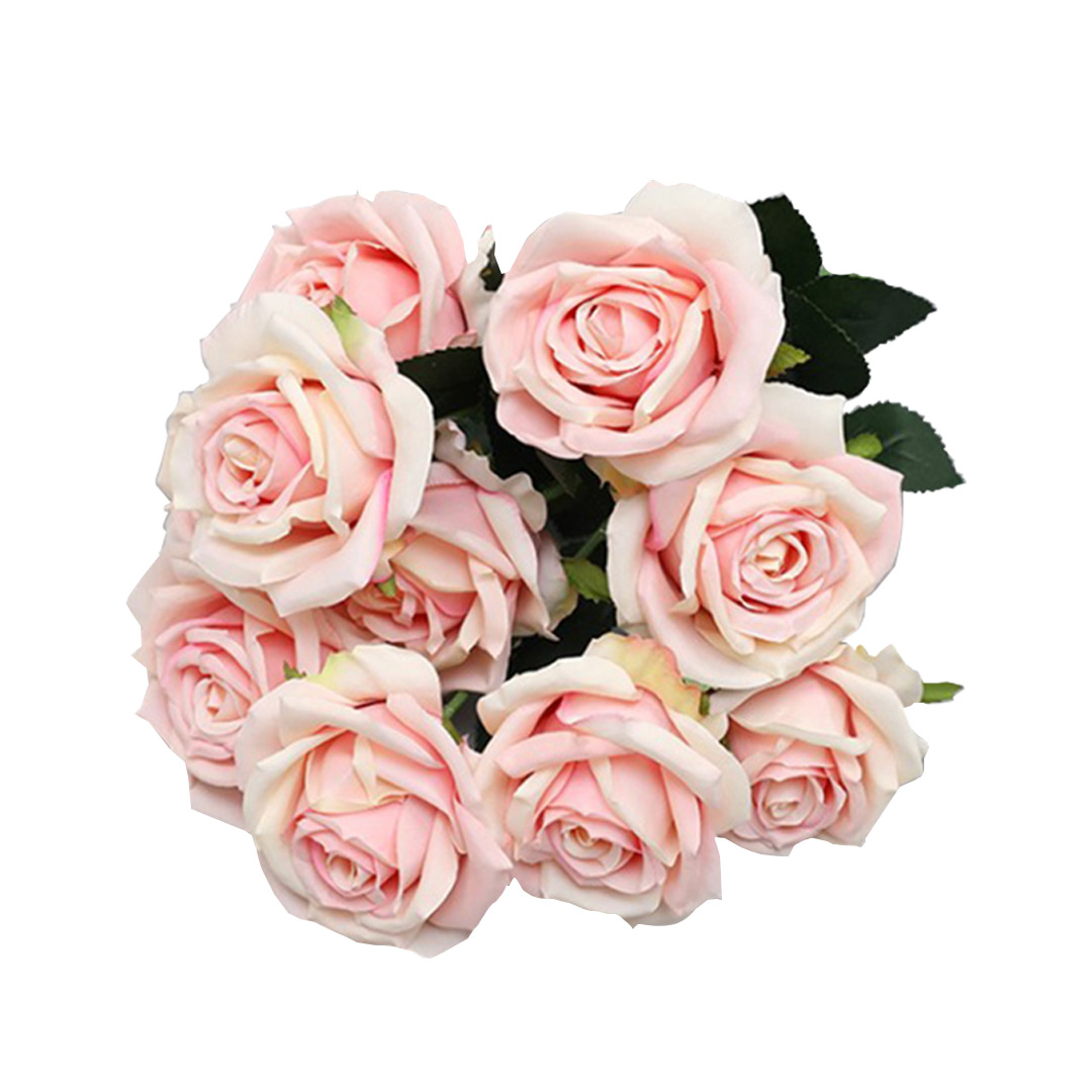 Soga 4 Bunch Artificial Silk Rose 9 Heads Flower Fake Bridal Bouquet Table Decor Champion, Home &Amp; Living, Home Decor, Artificial Plants, , ,  - Nz Depot 3