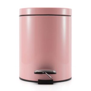 SOGA 4X 12L Foot Pedal Stainless Steel Rubbish Recycling Garbage Waste Trash Bin Round Pink, Home & Living, Kitchen & Dining, Kitchen Storage, Kitchen Bins, ,  - NZ DEPOT 2