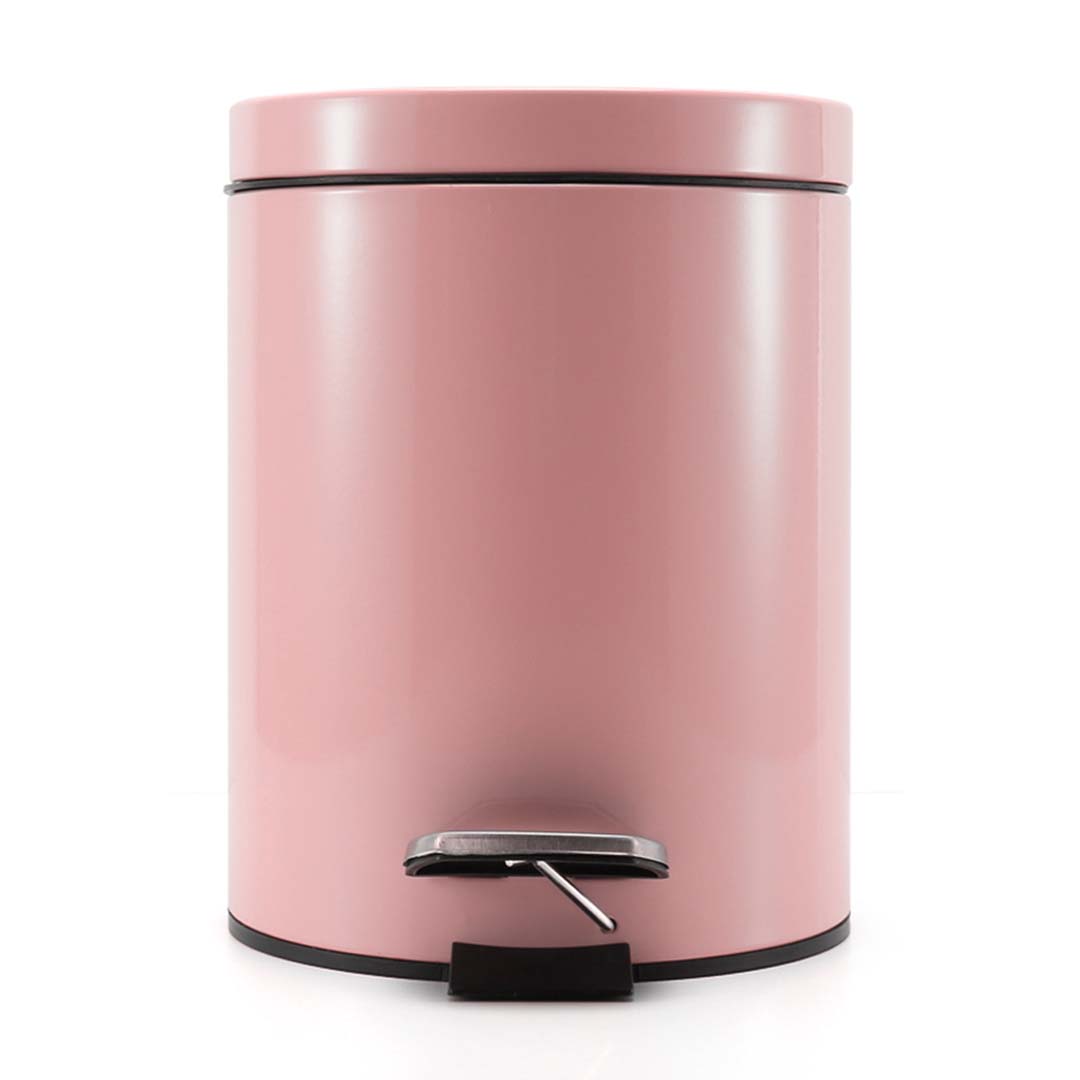 Soga 4X 12L Foot Pedal Stainless Steel Rubbish Recycling Garbage Waste Trash Bin Round Pink, Home &Amp; Living, Kitchen &Amp; Dining, Kitchen Storage, Kitchen Bins, ,  - Nz Depot 2