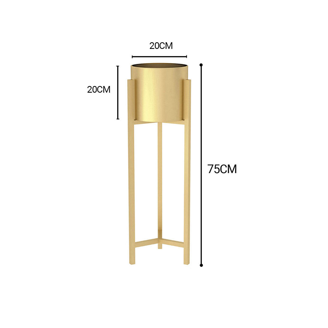 Soga 4X 75Cm Gold Metal Plant Stand With Flower Pot Holder Corner Shelving Rack Indoor Display, Home &Amp; Living, Home Decor, Indoor Pots, Planters And Plant Stands, , ,  - Nz Depot 2