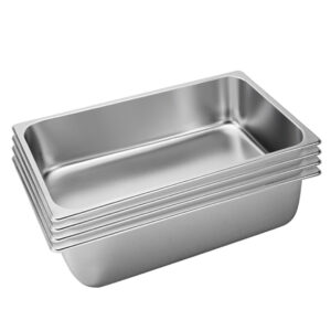 SOGA 4X Gastronorm GN Pan Full Size 1/1 GN Pan 15cm Deep Stainless Steel Tray, Home & Living, Kitchen & Dining, Bakeware, Baking Trays, ,  - NZ DEPOT 1