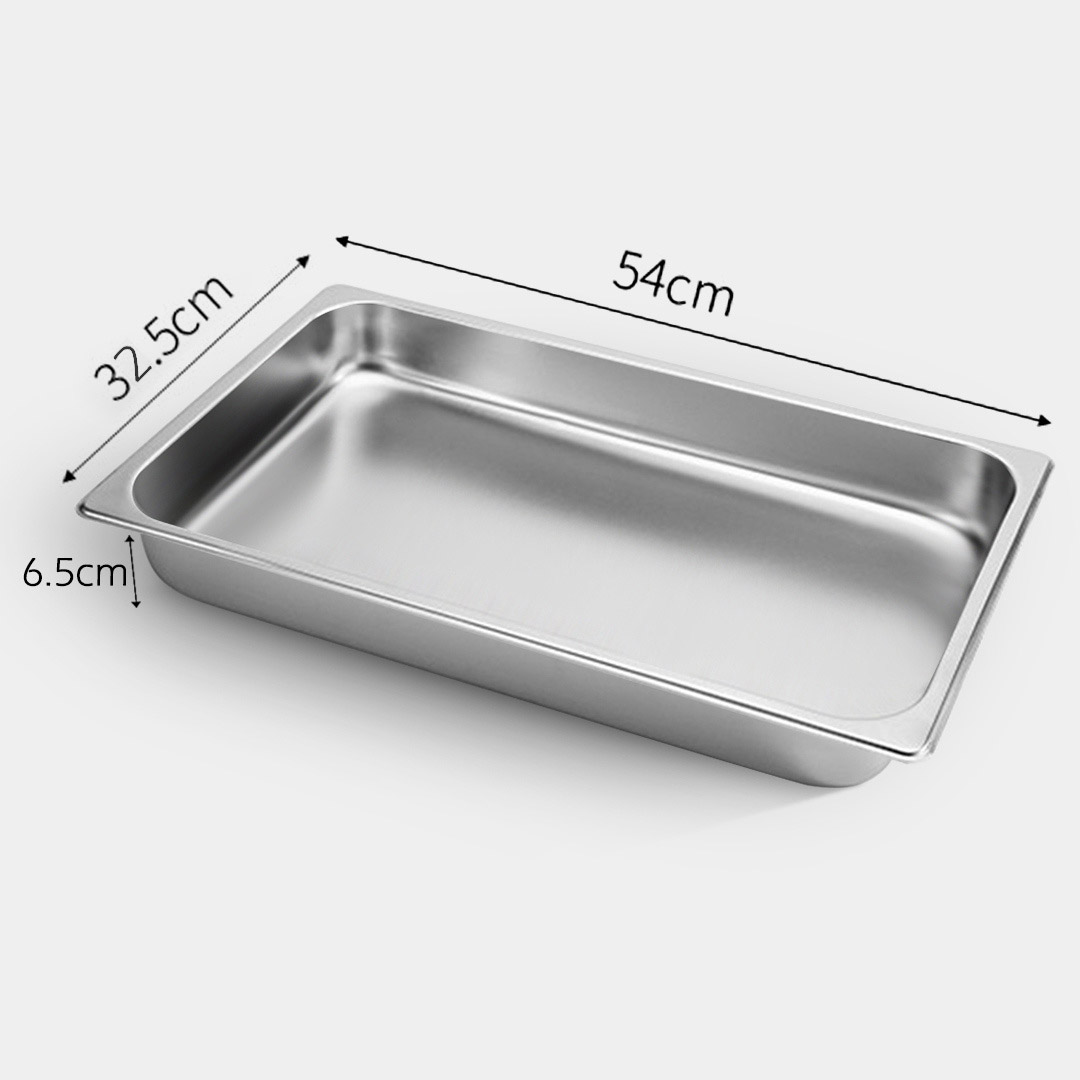 Soga 4X Gastronorm Gn Pan Full Size 1/1 Gn Pan 6.5Cm Deep Stainless Steel Tray, Home &Amp; Living, Kitchen &Amp; Dining, Bakeware, Baking Trays, ,  - Nz Depot 2