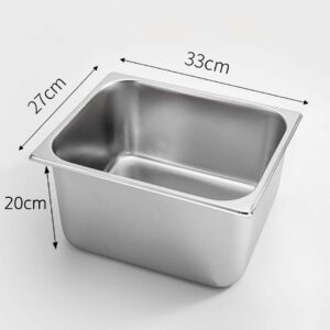 SOGA 4X Gastronorm GN Pan Full Size 1/2 GN Pan 20cm Deep Stainless Steel Tray, Home & Living, Kitchen & Dining, Bakeware, Baking Trays, ,  - NZ DEPOT 2