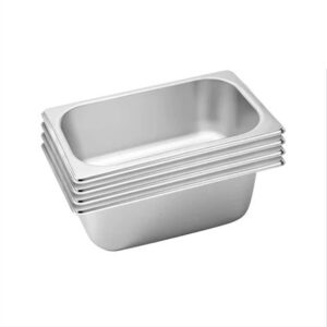 SOGA 4X Gastronorm GN Pan Full Size 1/3 GN Pan 10cm Deep Stainless Steel Tray, Home & Living, Kitchen & Dining, Bakeware, Baking Trays, ,  - NZ DEPOT 1