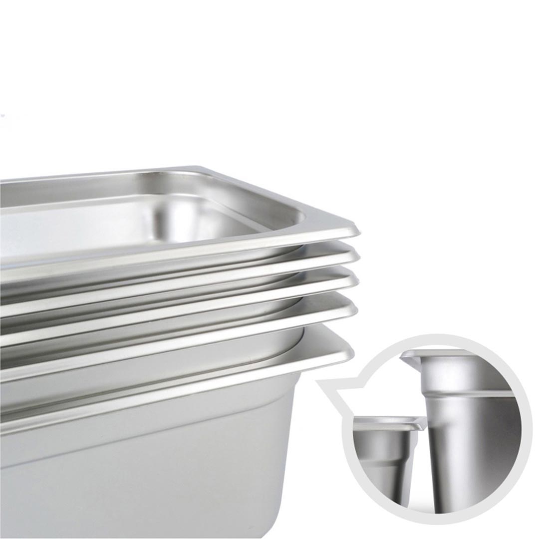 Soga 4X Gastronorm Gn Pan Full Size 1/3 Gn Pan 15Cm Deep Stainless Steel Tray, Garden, Tools &Amp; Hardware &Gt; Other, , , , ,  - Nz Depot 4