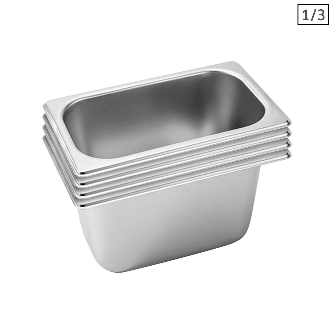 Soga 4X Gastronorm Gn Pan Full Size 1/3 Gn Pan 15Cm Deep Stainless Steel Tray, Garden, Tools &Amp; Hardware &Gt; Other, , , , ,  - Nz Depot 1