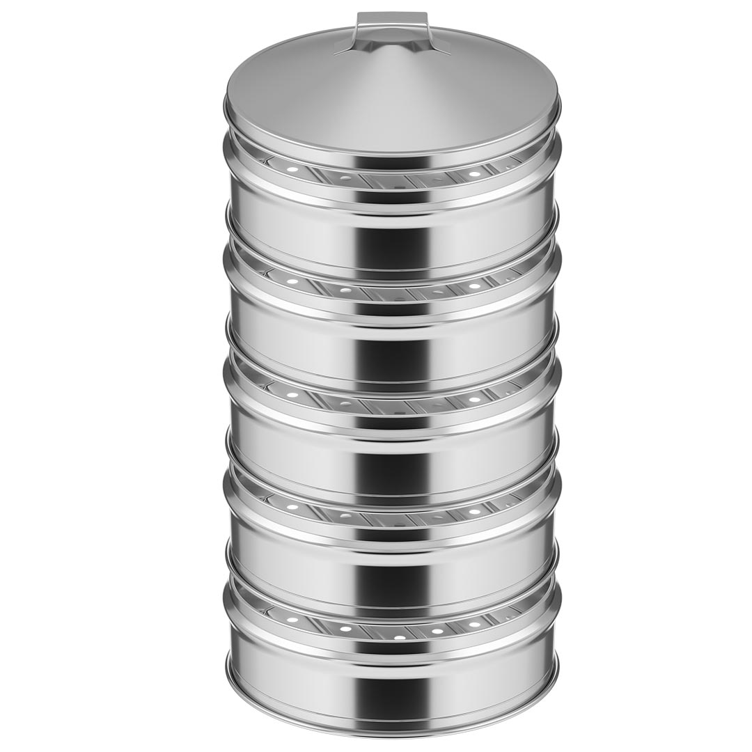 Soga 5 Tier 22Cm Stainless Steel Steamers With Lid Work Inside Of Basket Pot Steamers, Home &Amp; Living, Kitchen &Amp; Dining, Cookware, Steamers, ,  - Nz Depot 1