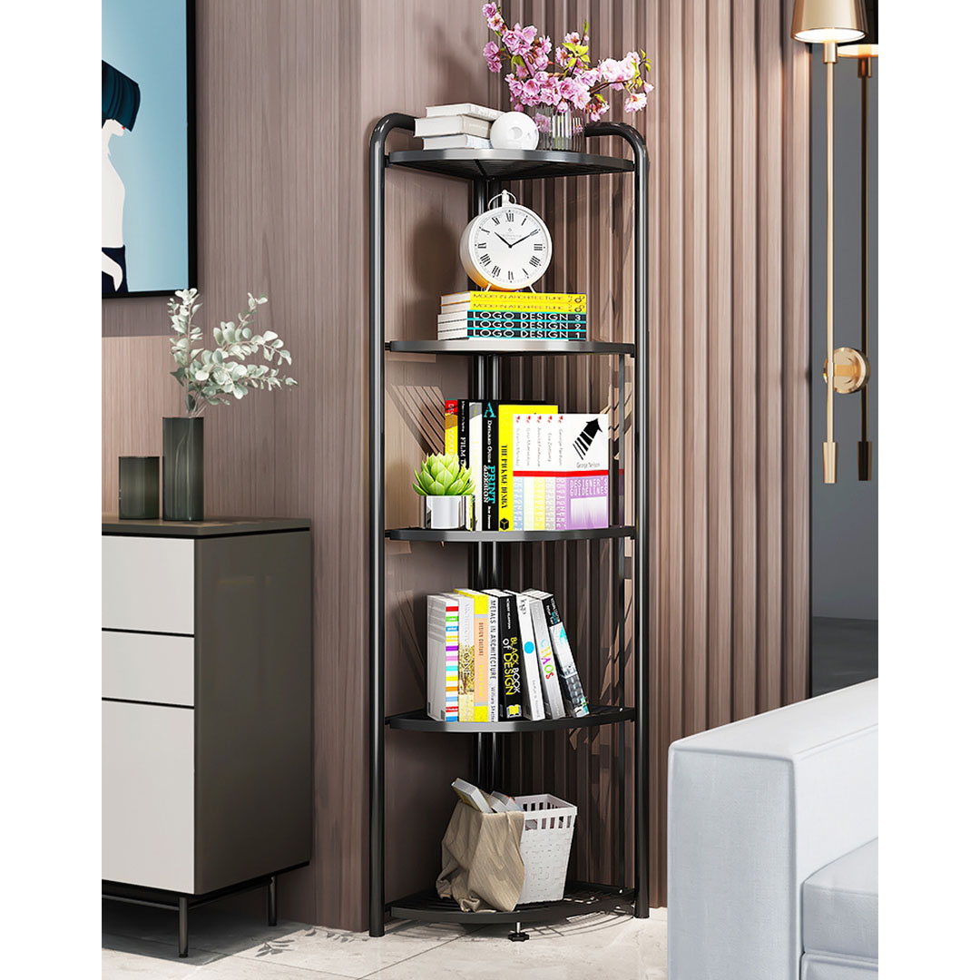 Soga 5 Tier Steel Triangular Corner Stand Multi-Functional Shelves Portable Storage Organizer, Garden, Tools &Amp; Hardware, Garage Storage &Amp; Organisation, Utility Shelves, , ,  - Nz Depot 6