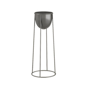 SOGA 50cm Round Wire Metal Flower Pot Stand with Black Flowerpot Holder Rack Display, Home & Living, Home Decor, Indoor Pots, Planters and Plant Stands, , ,  - NZ DEPOT 1