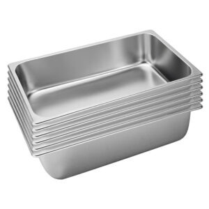 SOGA 6X Gastronorm GN Pan Full Size 1/1 GN Pan 15cm Deep Stainless Steel Tray, Home & Living, Kitchen & Dining, Bakeware, Baking Trays, ,  - NZ DEPOT 1