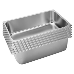 SOGA 6X Gastronorm GN Pan Full Size 1/1 GN Pan 20cm Deep Stainless Steel Tray, Home & Living, Kitchen & Dining, Bakeware, Baking Trays, ,  - NZ DEPOT 1