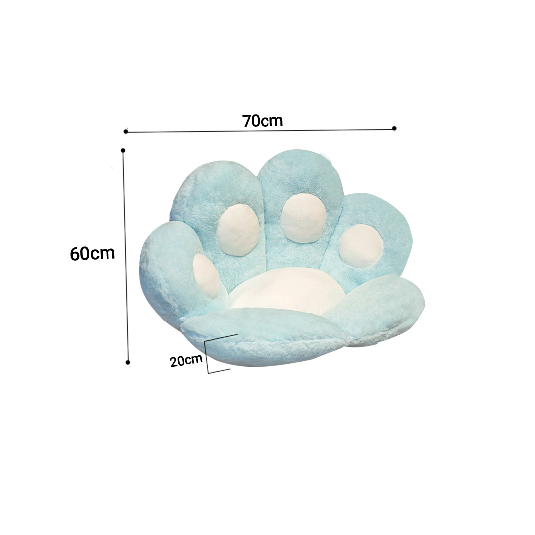 Soga 70Cm Mint Blue Paw Shape Cushion Warm Lazy Sofa Decorative Pillow Backseat Plush Mat Home Decor, Furniture, Living Room Furniture, Occasional Chairs, , ,  - Nz Depot 5