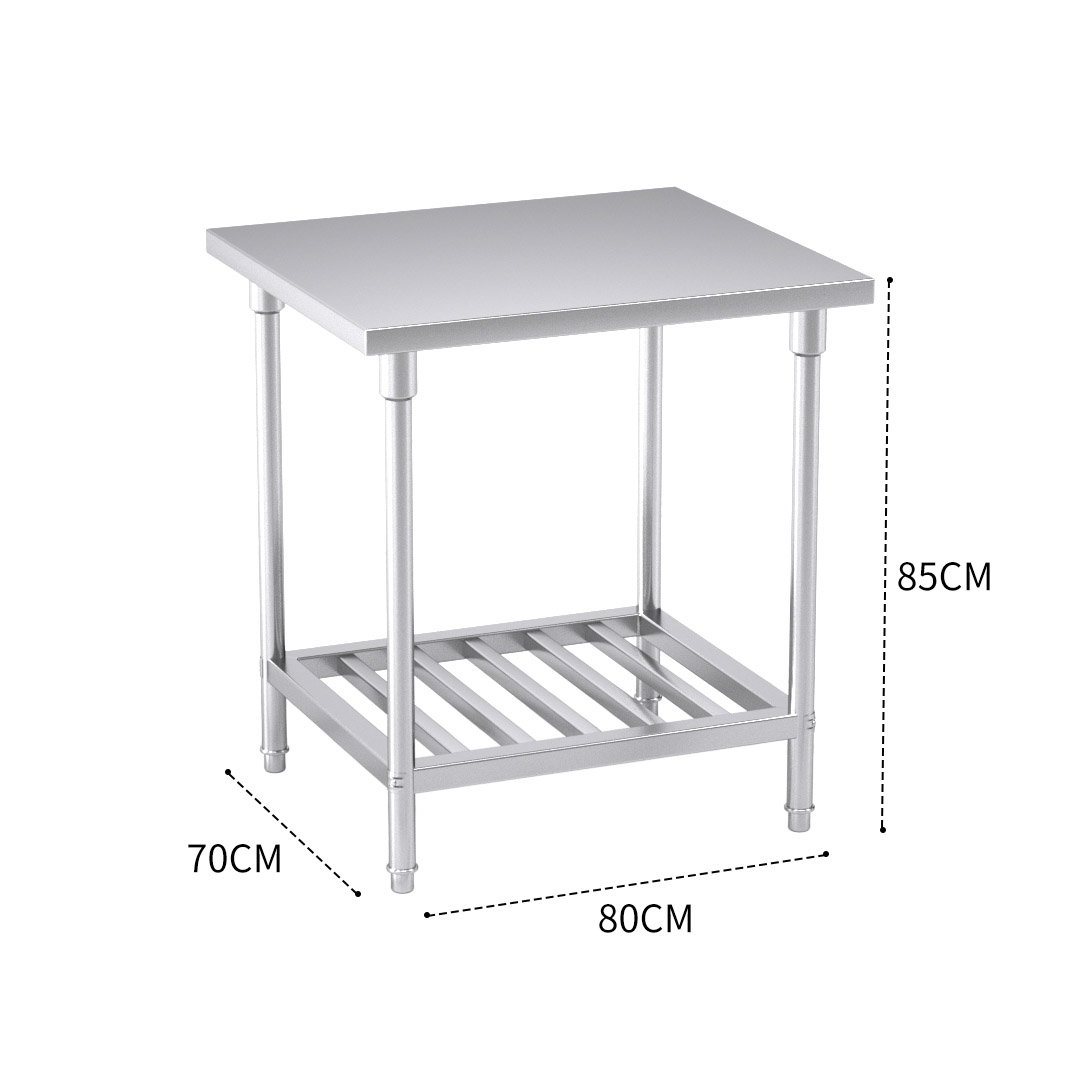 Soga 80*70*85Cm Commercial Catering Kitchen Stainless Steel Prep Work Bench, Furniture, Kitchen &Amp; Dining Room Furniture, Buffets, Sideboards &Amp; Kitchen Islands, , ,  - Nz Depot 3