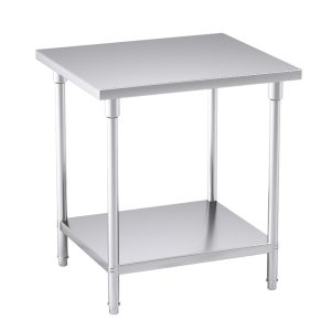 SOGA 80*70*85cm Commercial Catering Kitchen Stainless Steel Prep Work Bench, furniture, kitchen & dining room furniture, buffets, sideboards & kitchen islands, , ,  - NZ DEPOT 1