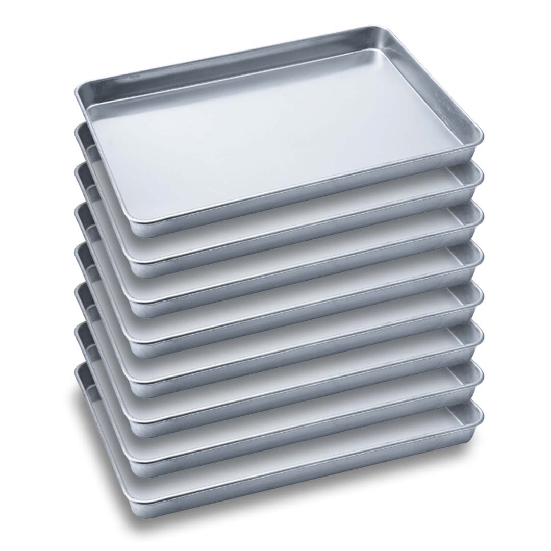 Soga 8X Aluminium Oven Baking Pan Cooking Tray For Bakers Gastronorm 60*40*5Cm, Home &Amp; Living, Kitchen &Amp; Dining, Bakeware, Baking Trays, ,  - Nz Depot 1