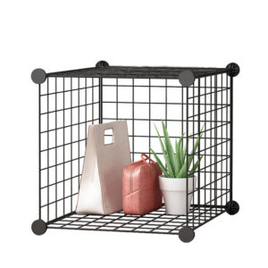 SOGA Black Portable Single Cube Storage Organiser Foldable DIY Modular Grid Space Saving Shelf, Furniture, Storage & Shelving, Home Storage, , ,  - NZ DEPOT 1