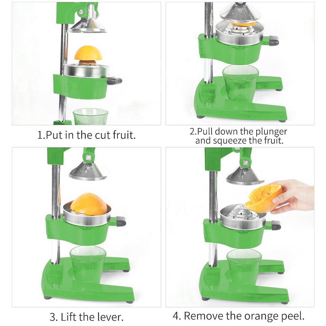 Soga Commercial Manual Juicer Hand Press Juice Extractor Squeezer Orange Citrus Green, Electronics &Amp; Appliances, Appliances, Small Kitchen Appliances, Coffee Machines &Amp; Beverages, Juicers,  - Nz Depot 6