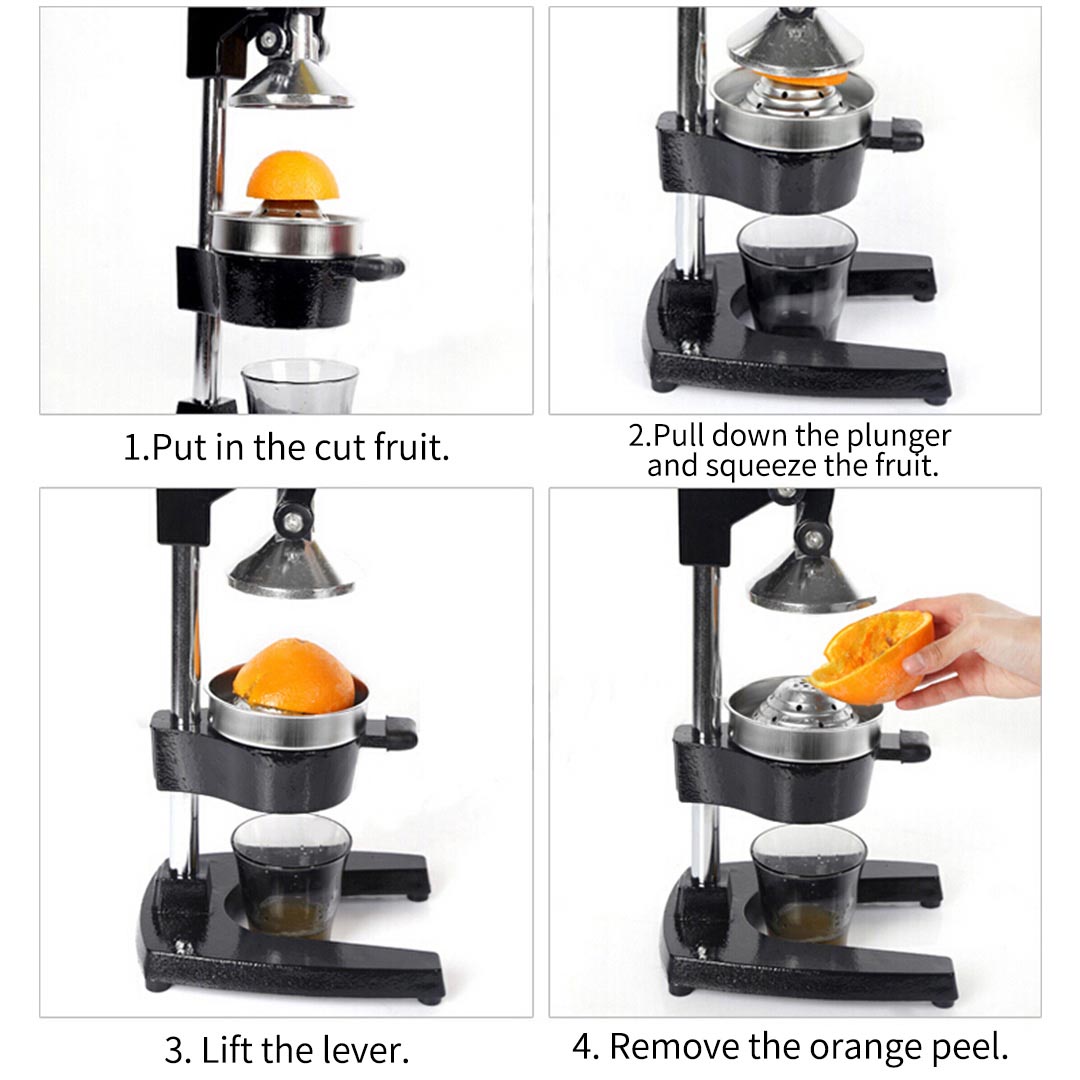 Soga Commercial Manual Juicer Hand Press Juice Extractor Squeezer Orange Citrus Matte Black, Electronics &Amp; Appliances, Appliances, Small Kitchen Appliances, Coffee Machines &Amp; Beverages, Juicers,  - Nz Depot 8