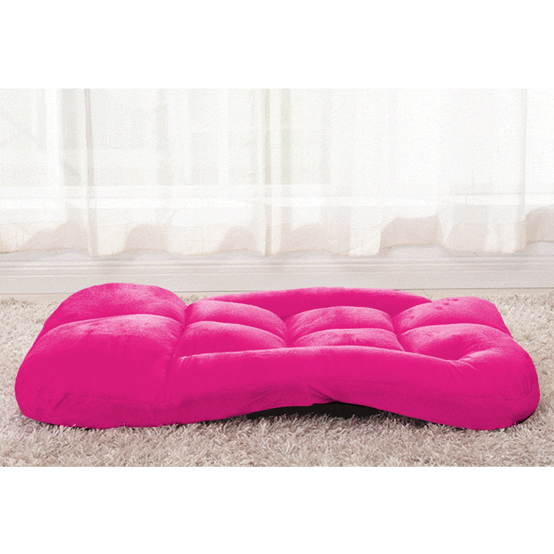 SOGA Foldable Lounge Cushion Adjustable Floor Lazy Recliner Chair with Armrest Pink, Furniture, Living Room Furniture, Occasional Chairs, , ,  - NZ DEPOT 7