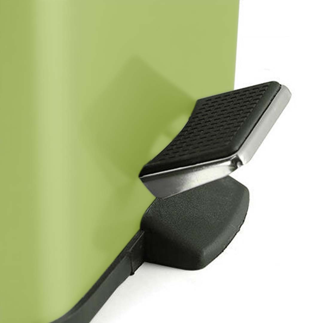 Soga Foot Pedal Stainless Steel Rubbish Recycling Garbage Waste Trash Bin Square 12L Green, Home &Amp; Living, Kitchen &Amp; Dining, Kitchen Storage, Kitchen Bins, ,  - Nz Depot 5