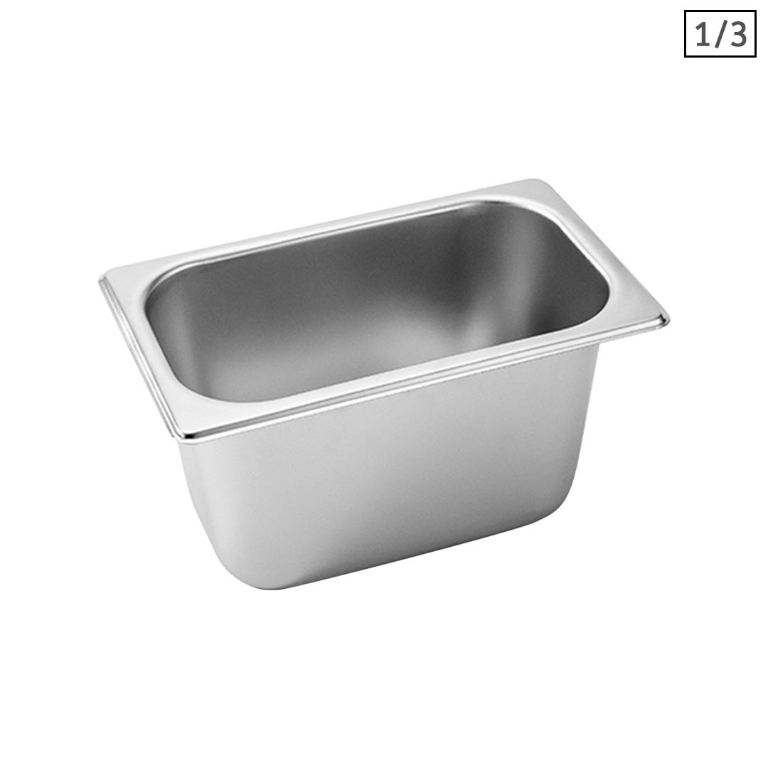 SOGA Gastronorm GN Pan Full Size 1/3 GN Pan 15cm Deep Stainless Steel Tray, Home & Living, Kitchen & Dining, Bakeware, Baking Trays, ,  - NZ DEPOT 1