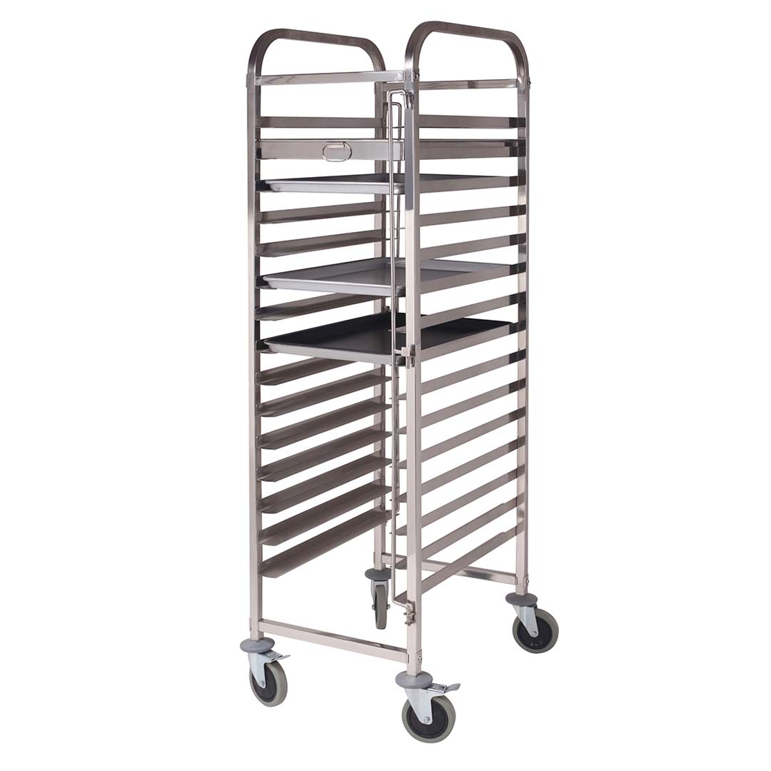 Soga Gastronorm Trolley 15 Tier Stainless Steel Cake Bakery Trolley Suits 60*40Cm Tray, Business &Amp; Industrial, Food Service, Food Service Carts, , ,  - Nz Depot 1