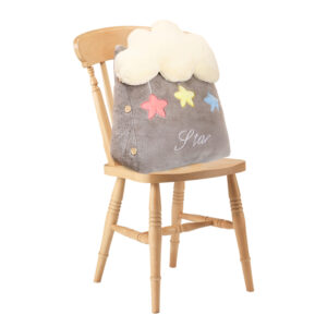 SOGA Grey Cute Star Cloud Cushion Soft Leaning Lumbar Wedge Pillow Bedside Plush Home Decor, Furniture, Living Room Furniture, Occasional Chairs, , ,  - NZ DEPOT 1