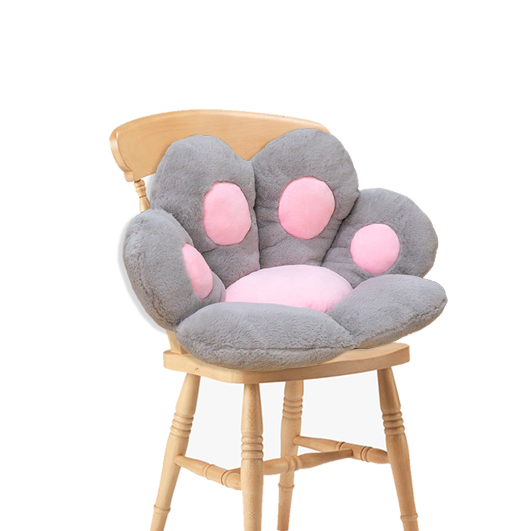 Soga Grey Paw Shape Cushion Warm Lazy Sofa Decorative Pillow Backseat Plush Mat Home Decor, Furniture, Living Room Furniture, Occasional Chairs, , ,  - Nz Depot 1