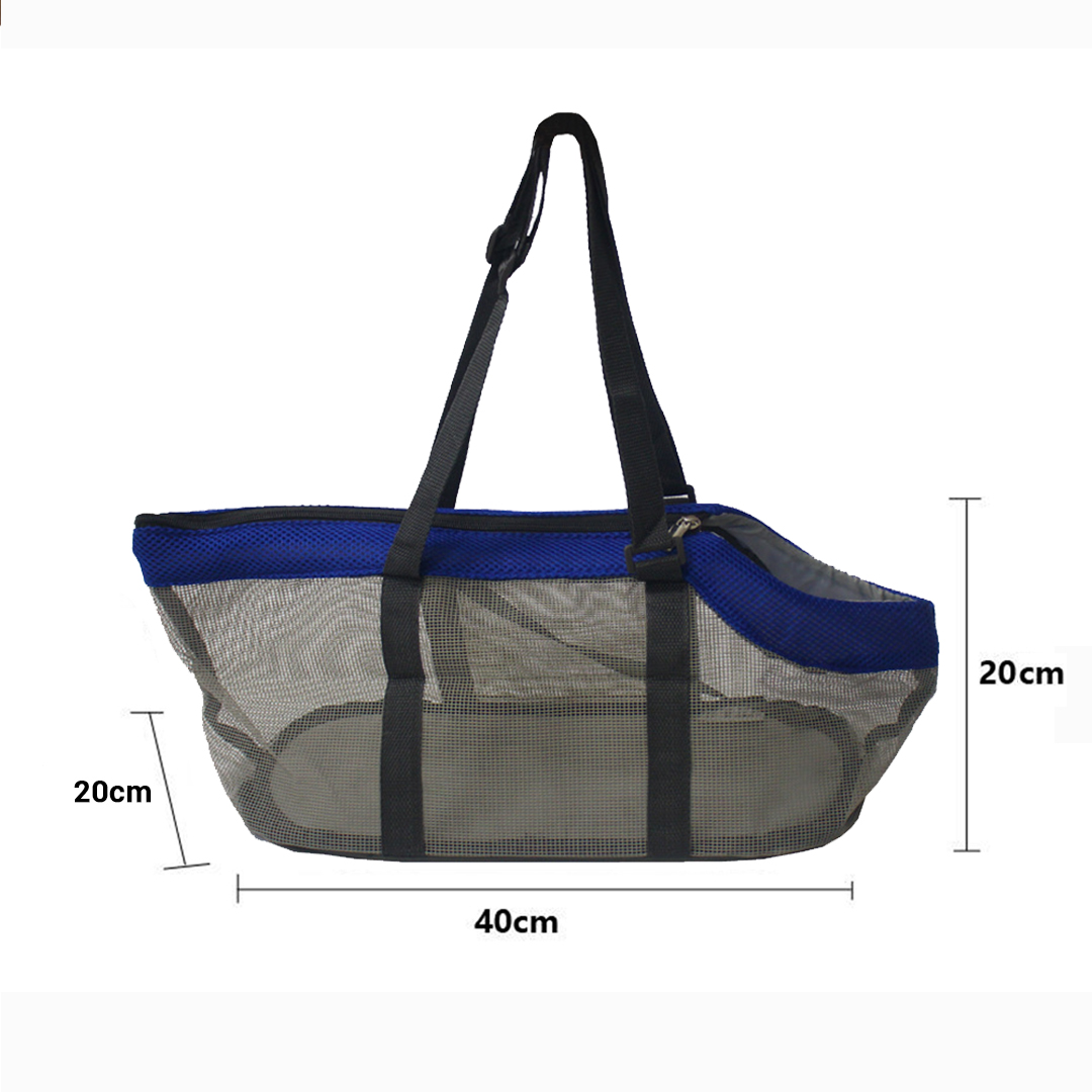 Soga Grey Pet Carrier Bag Breathable Net Mesh Tote Pouch Dog Cat Travel Essentials, Pet Supplies, Dogs, Carriers &Amp; Travel Products, , ,  - Nz Depot 8