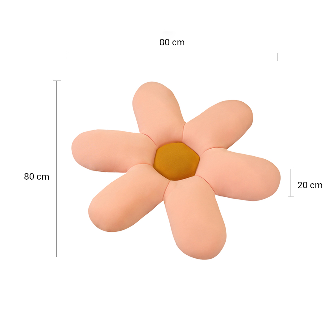 Soga Pink Daisy Flower Shape Cushion Soft Leaning Bedside Pad Floor Plush Pillow Home Decor, Furniture, Living Room Furniture, Occasional Chairs, , ,  - Nz Depot 7